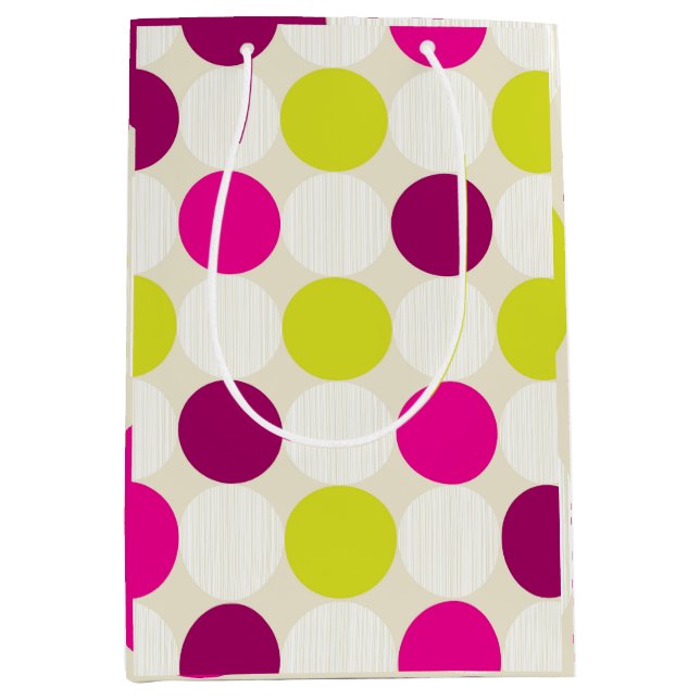 Purples and Yellows  Medium Gift Bag (Front)