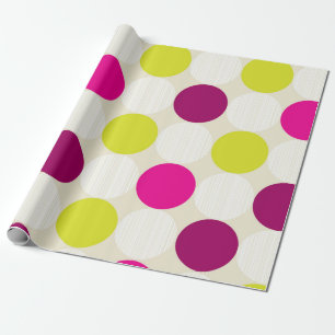 Purples and Yellows  Wrapping Paper