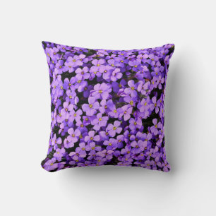 Purples flowers  cushion