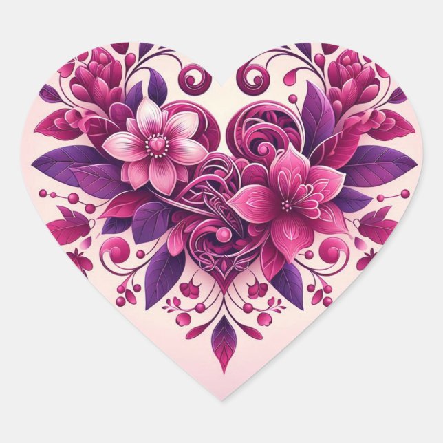 Purples Heart Sticker (Front)