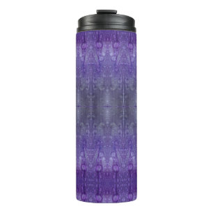 Purples Ikat 8 Thermal Tumbler