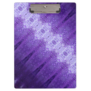 Purples Ikat Angled Clipboard