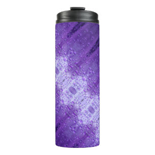 Purples Ikat Lace Thermal Tumbler
