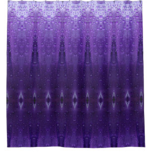 Purples Ikat Shower Curtain
