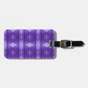 Purples Ikat Too Luggage Tag