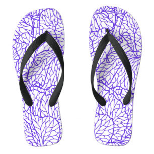 Purple's Lines Patton Flip Flops