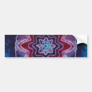 Purples Stars Tie Dye Sticker
