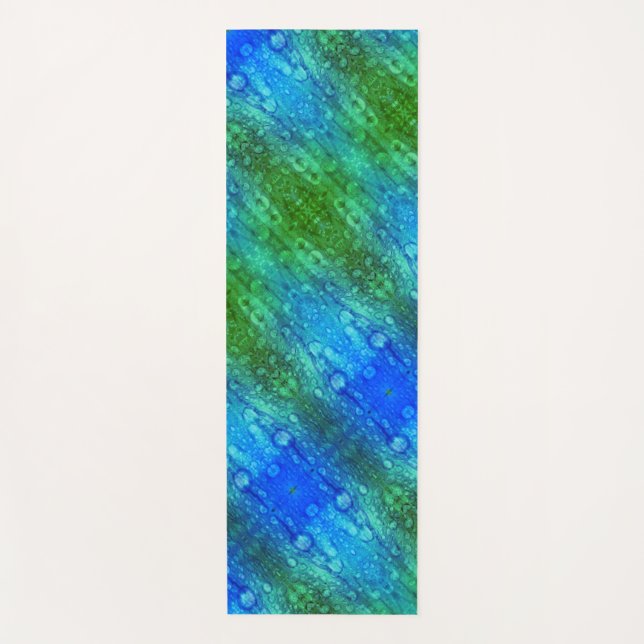 Purples X GL Ikat 5 Yoga Mat (Front)