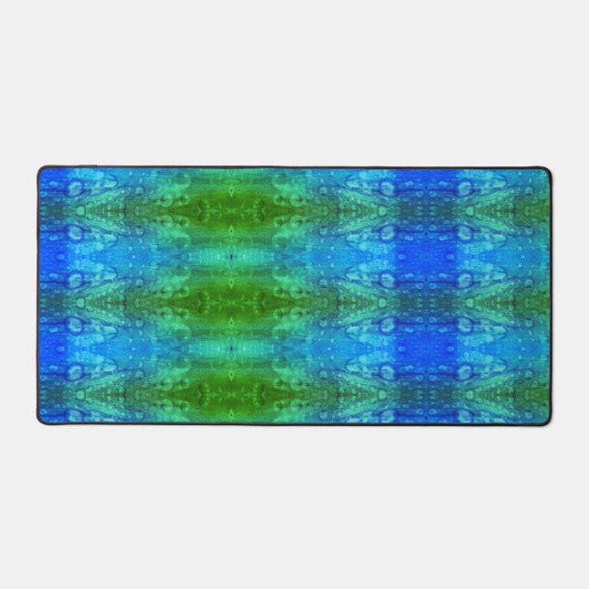 Purples X GL Ikat 8  Desk Mat (Front)