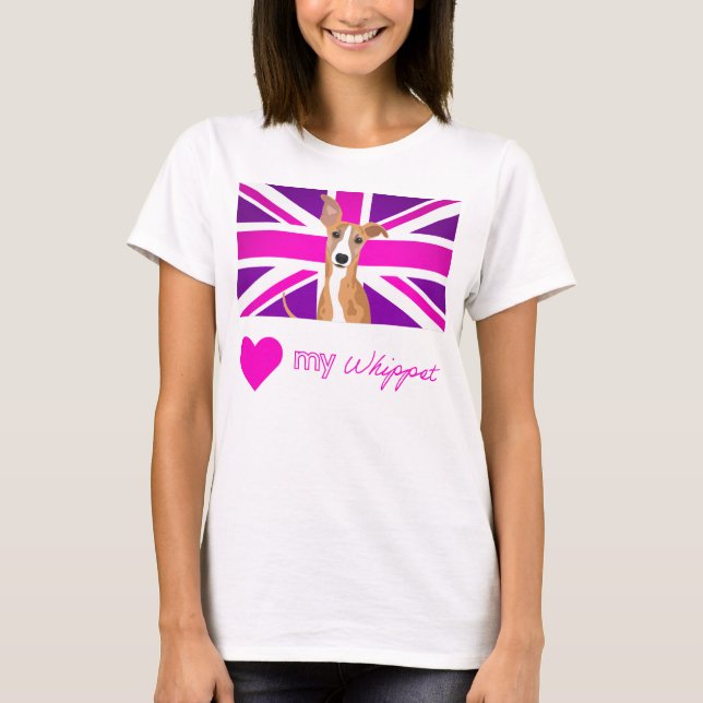 PURPLEWHIPPET Basic T-Shirt (Front)