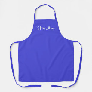 Purplish-Blue bright and vivid Apron