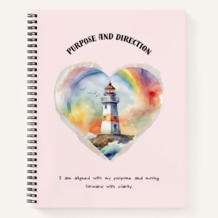 Purpose and Direction Positive Affirmation  Notebook