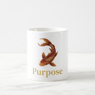 Purpose – Timeless Koi Symbol of Strength Gift Coffee Mug