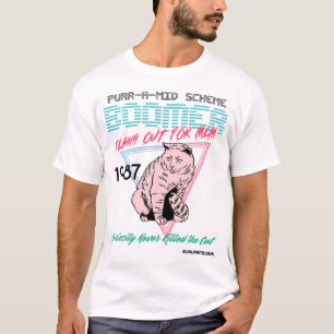 Purr-a-Mid Scheme Boomer: Light Coloured Tees