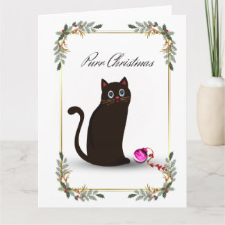 Purr Christmas Card