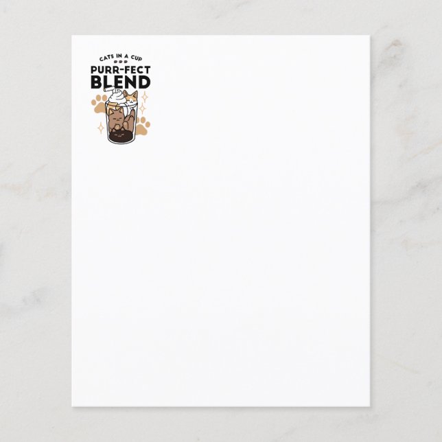 Purr-fect Blend: Cat and Coffee Art for Pet Lovers (Front)