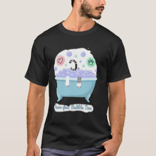 Purr-fect Bubble Time cat T-Shirt