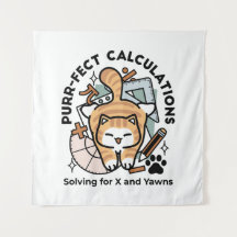 Purr-fect Calculations – Funny Math Cat Design