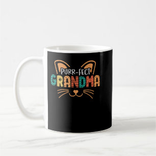 Purr-fect Cat Grandma Cats Lover T-Shirt Coffee Mug
