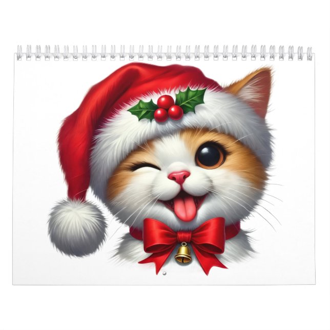 Purr-fect Christmas: 2026 Cat Calendar (Cover)
