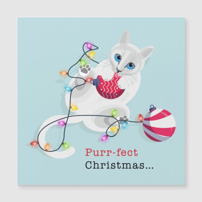Purr-fect christmas card (Front)