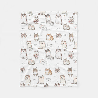 Purr-fect Comfort: Full of Cats Designed Blanket