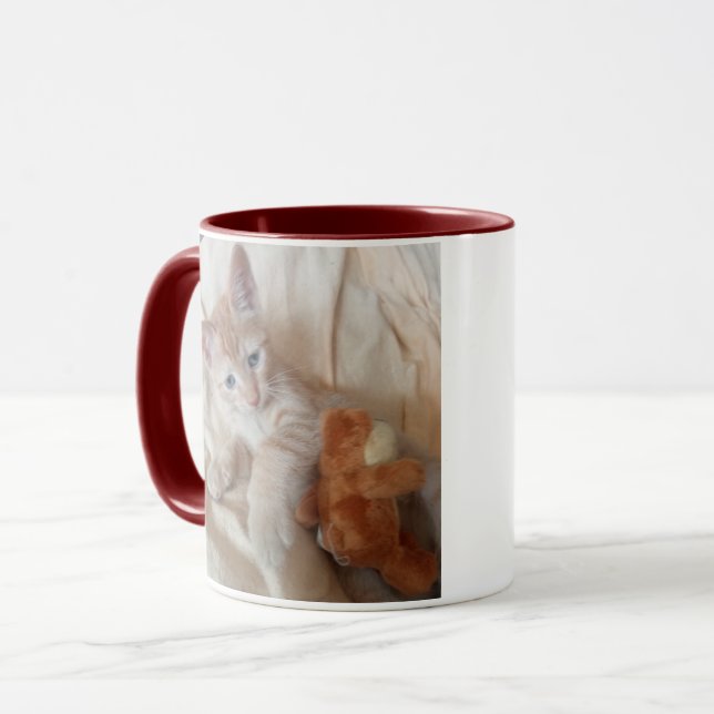 Purr-fect Day Cat Photo  Mug (Front Left)