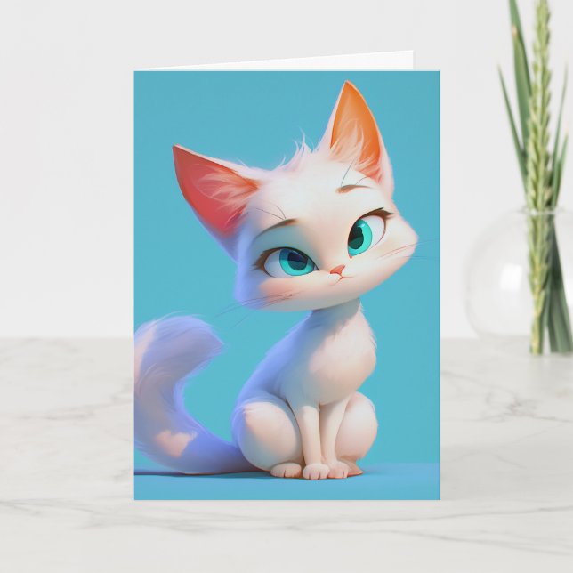 Purr-fect Elegance Holiday Card (Front)