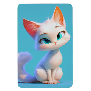 Purr-fect Elegance Magnet