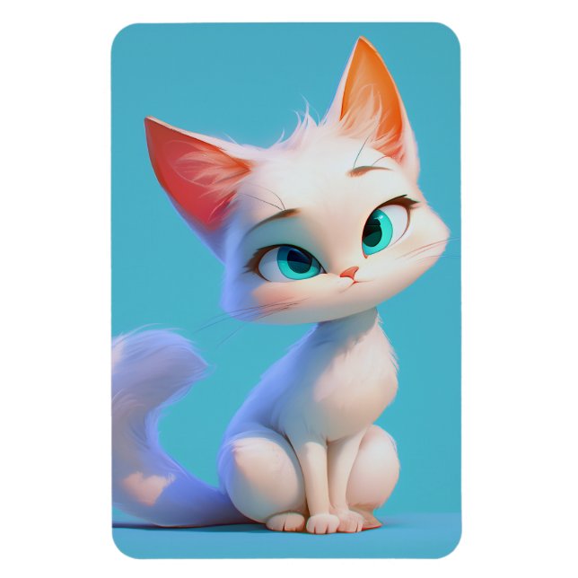 Purr-fect Elegance Magnet (Vertical)