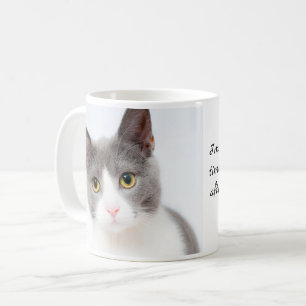 Purr-fect Father’s Day Mug – Custom Cat Photo Gift