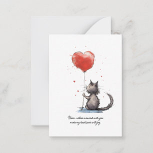 Purr-fect Heart Moments   Meow-velous Love Card