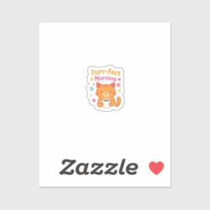 Purr-fect Morning Cat Coffee Mug – Cute Cat Lover