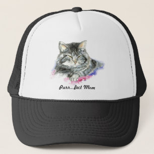 Purr fect Mum for the Cat Lover Trucker Hat