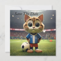 "Purr-fect Striker: The 3D Soccer Cat"