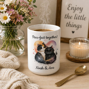Purr-fect Together Kitty  Coffee Mug