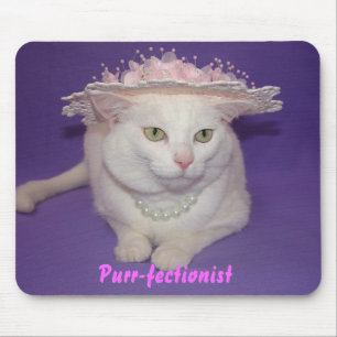 Purr-fectionist Mouse Mat