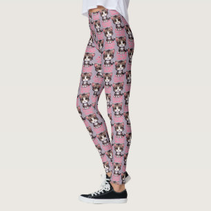 Purr-fectly Adorable Chibi Kawaii Kitten in Pink Leggings