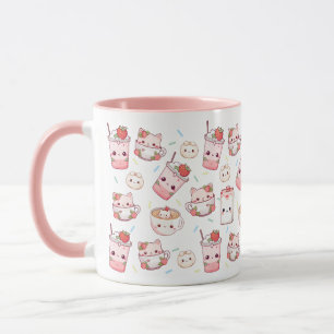 Purr-fectly Brewed: Kawaii Cat Coffee Mug