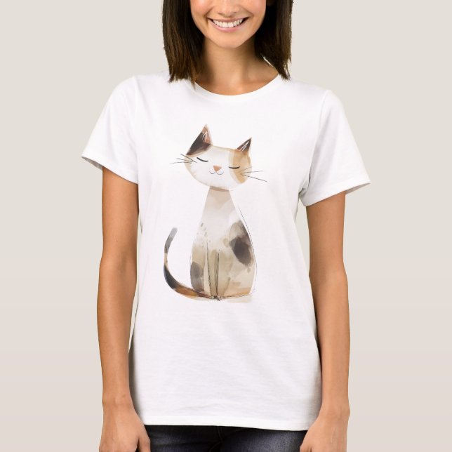 Purr-fectly Happy T-Shirt (Front)