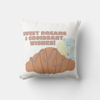 Purr-fectly Personalised croissant Pillow
