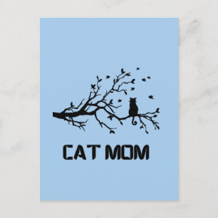 "Purr-fectly Proud Cat Mum" Postcard