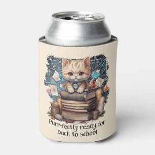 Purr-fectly Ready For Back To School Can Cooler