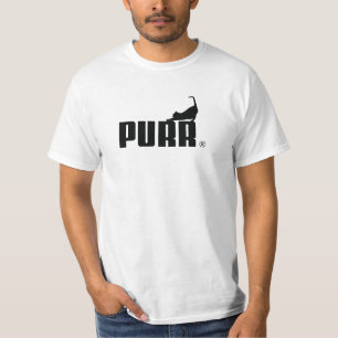 PURR in black or white T-Shirt