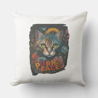 Purr into Peace Cushion