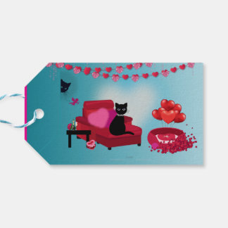 Purr Love - Cupid - Cat Gift Bag Tags