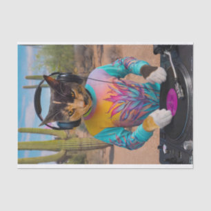 Purr Mix-a-Lot, Dj Kitty Spins Tunes Realistic Tissue Paper