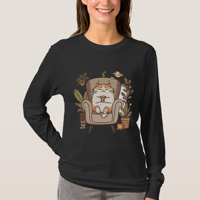 Purr More, Worry Less T-Shirt (Front)