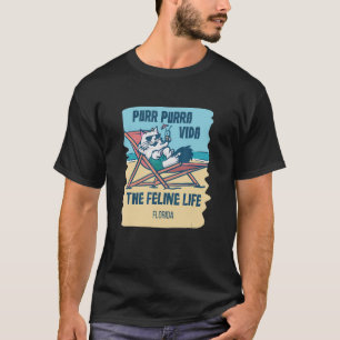 Purr Purra Vida The Feline Life Georgia T-Shirt