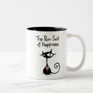 Purr Suit of Happiness Mug